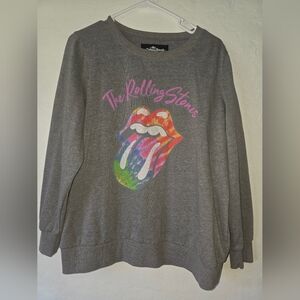 Bravado Gray Rolling Stones Sweater